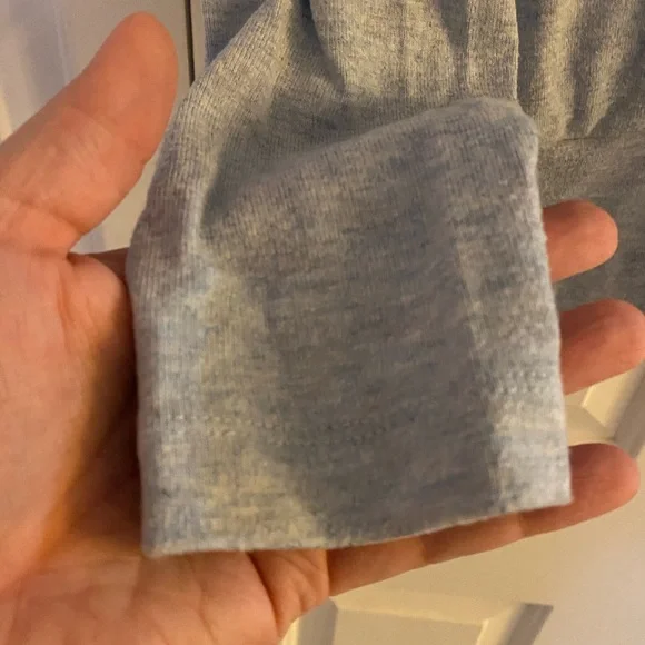 White House Black Market WHBM Blue Grey Wrap Front Sweater, Long Sleeves, SM - Picture 4 of 10